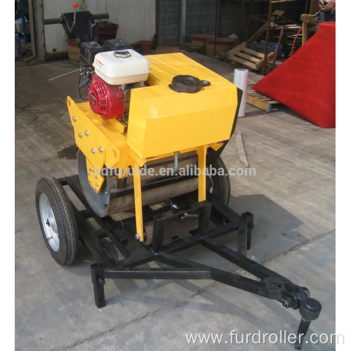 Gasoline Engine Small Walking Type Asphalt Road Vibrating Roller FYL-700